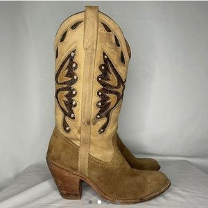 Butterfly cowboy boots